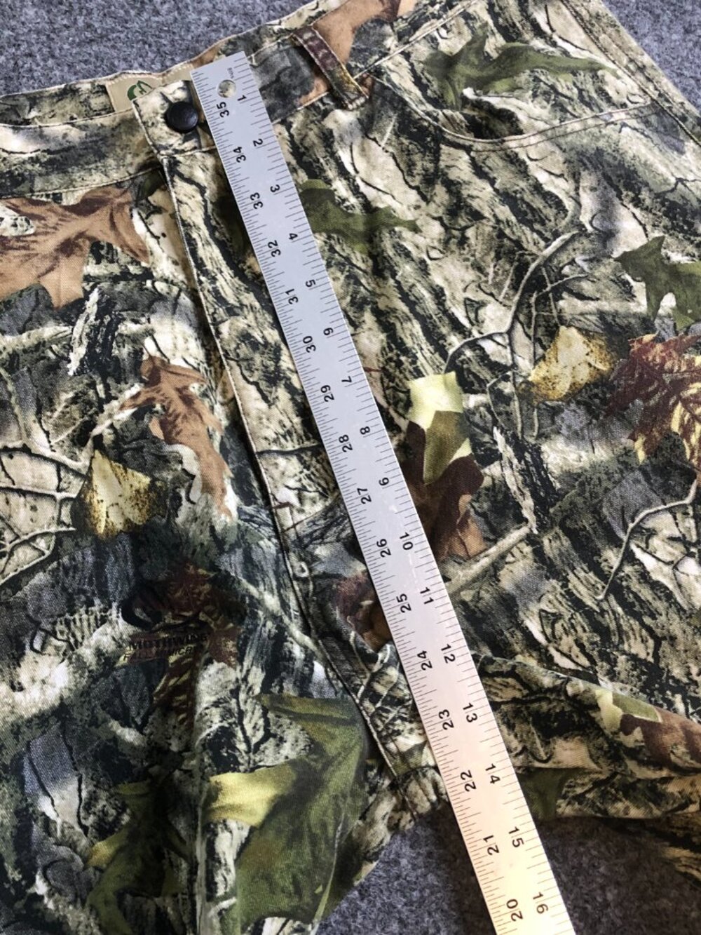 Mothwing Hunting Pants Mens Large 34 Fall Mimicry 2.0 camo Cargo Windbreaker - Picture 9 of 16